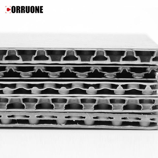 9mm 10mm άσπρα ζαρωμένα πλαστικά φύλλα 4mm Correx πινάκων άσπρα