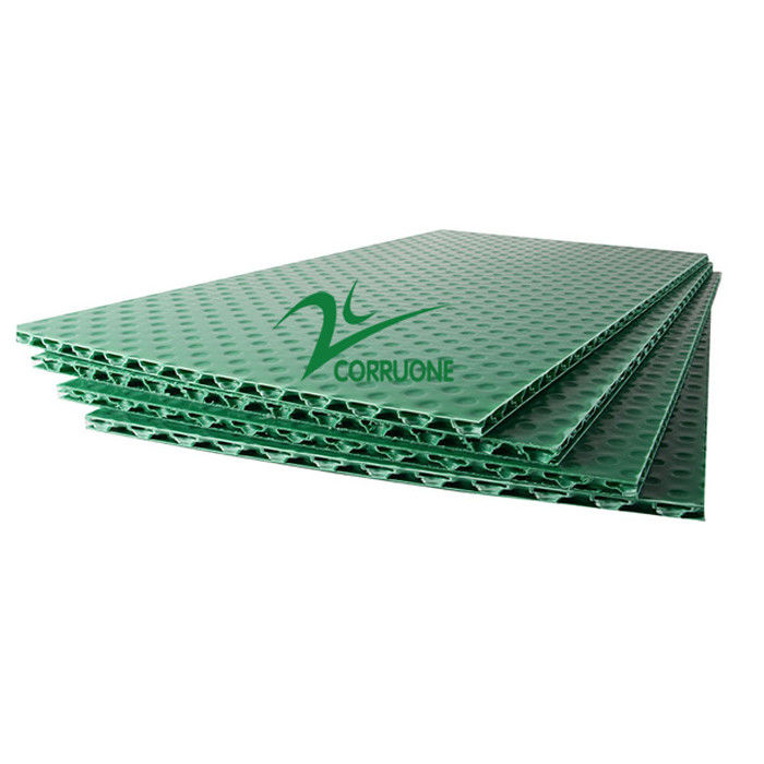 9mm 10mm άσπρα ζαρωμένα πλαστικά φύλλα 4mm Correx πινάκων άσπρα