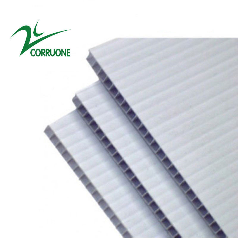 φύλλα προστασίας πατωμάτων Correx φύλλων 10mm 12mm άσπρα Corflute