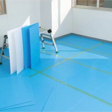 Αδιάβροχο φύλλο 2mm PP Coroplast ρόλος προστασίας πατωμάτων 3mm Correx