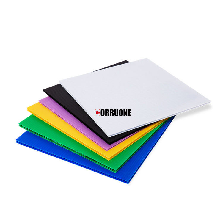 Μαύρο Corflute προστασία 2mm12mm πατωμάτων φύλλων 2400 X 1200 Correx