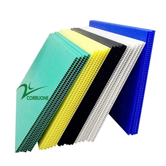 4x8 5mm Corflute πράσινος Μαύρος φύλλων προστασίας Corflute φύλλων ο κοίλος