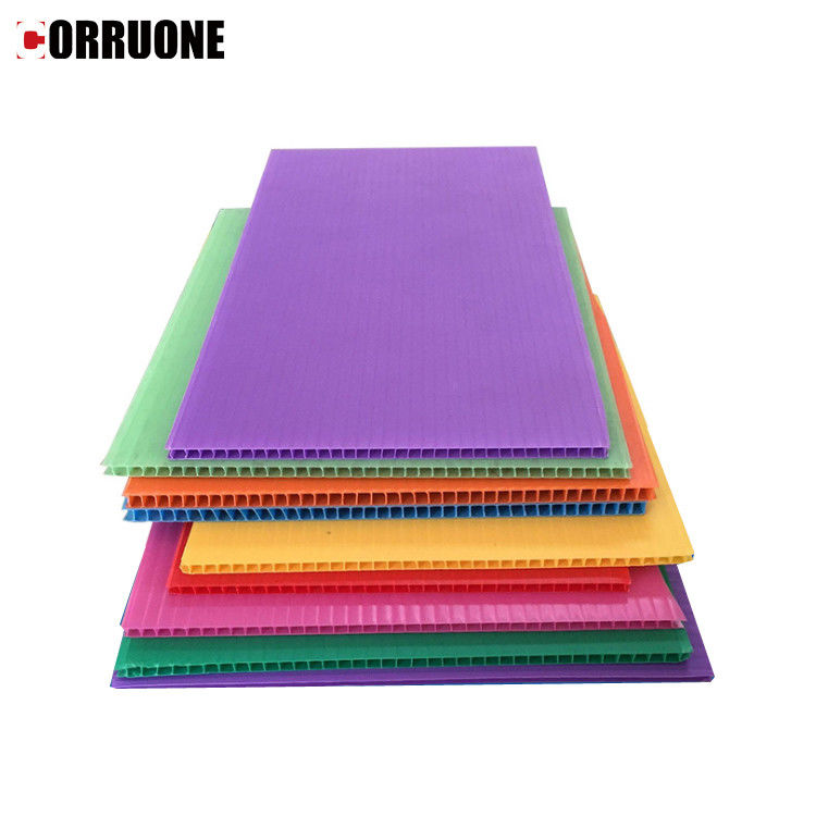 4x8 5mm Corflute πράσινος Μαύρος φύλλων προστασίας Corflute φύλλων ο κοίλος